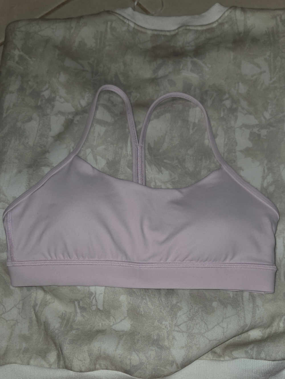 Lululemon Light Pink Women’s Strappy Sports Bra Size 8